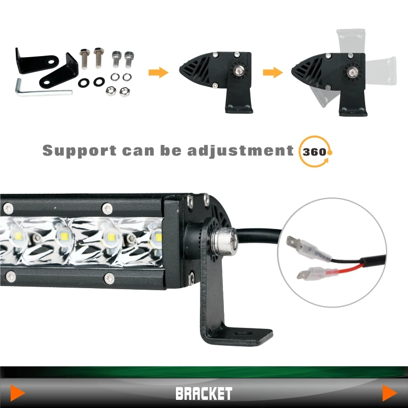 Tuff Plus 150w slim light bar offroad truck trailer auxiliary led light bar