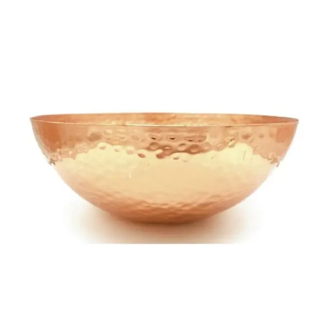 Copper Food Pot Hammered Metal Bowl Online In India Hammered Bowl Copper This Bowl is made from 100% Copper Food Grade Material