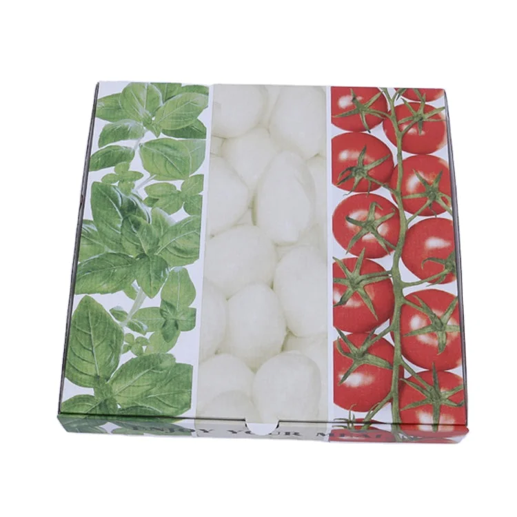 Custom Printed Brown Kraft Cardboard Pizza Boxes Food Grade Pizza Boxes with different siza