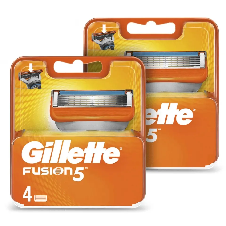 Gillette Fusion 5 и Mach 3 бритвы эффективные до бритья инструмент упаковка из 24 лезвий с точным триммером