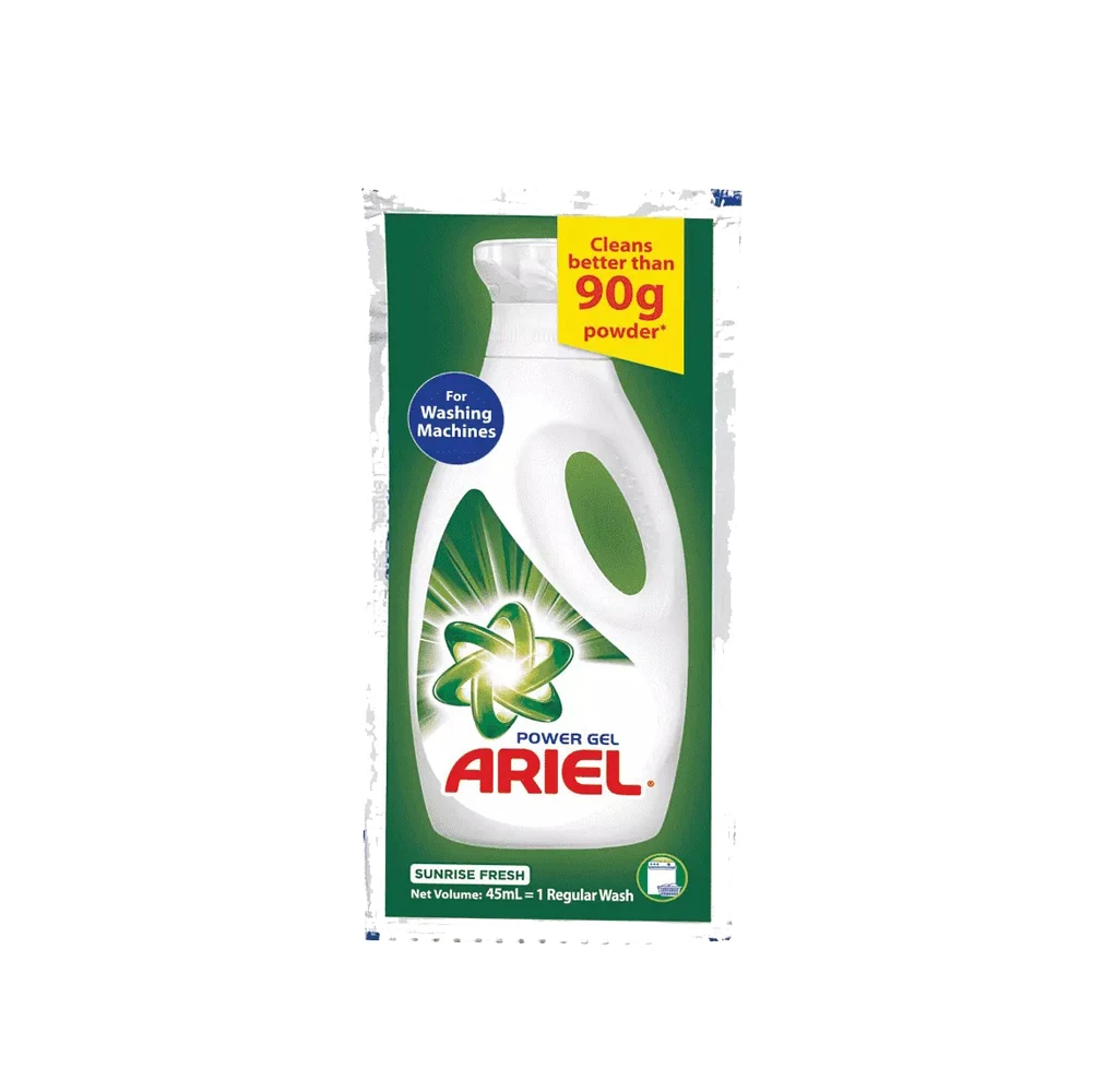 Ariel High Quality 66 Loads Touch Powder Laundry Detergent 3Kg for Apparel Washing and Disposable German Packing