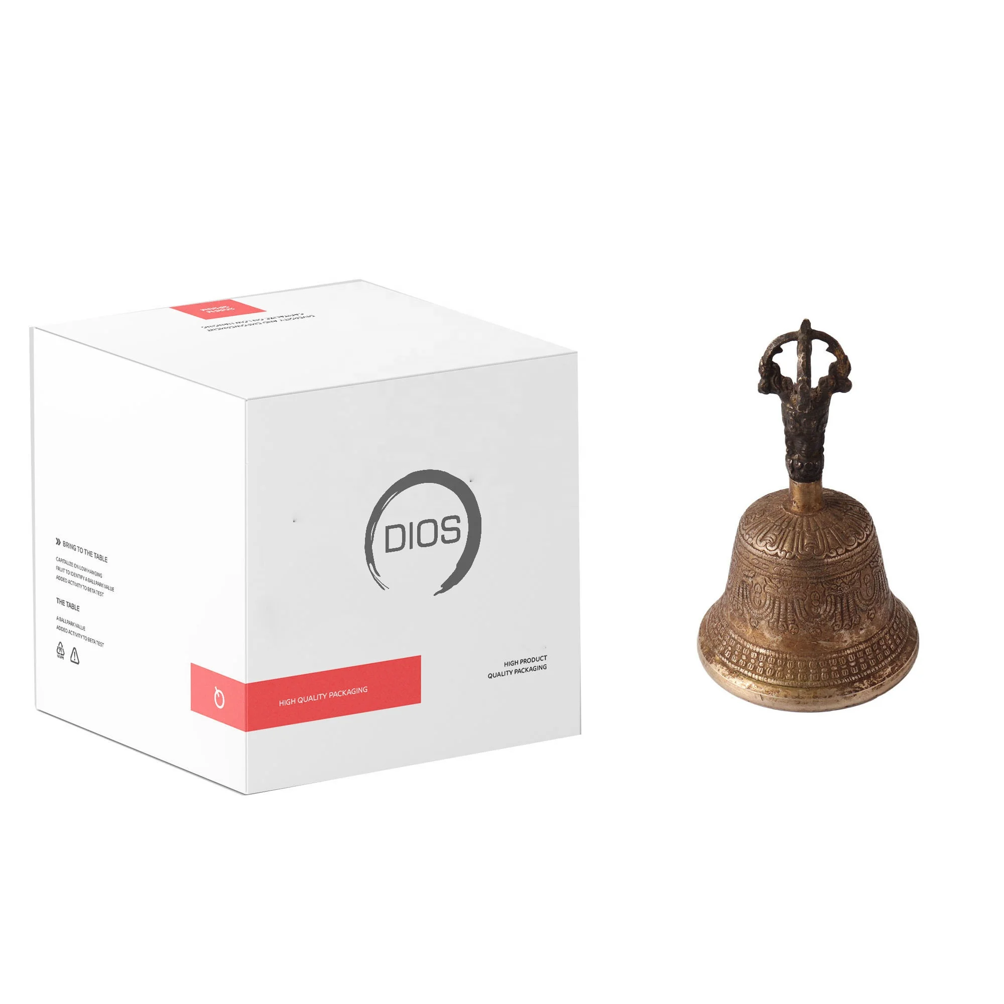 High quality Vintage style Brass Bell new Design brass Hand bell With neLook Metal Peon Bell For Office In Wholesale