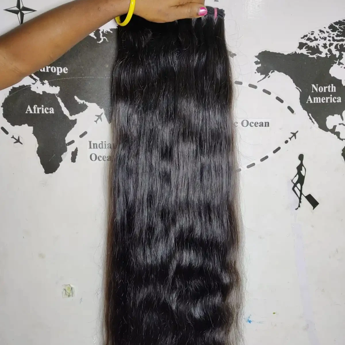 remy indian hair bundles from india vendor Raw Unprocessed Human Hair Vendor, Natural Straight Hair Extension
