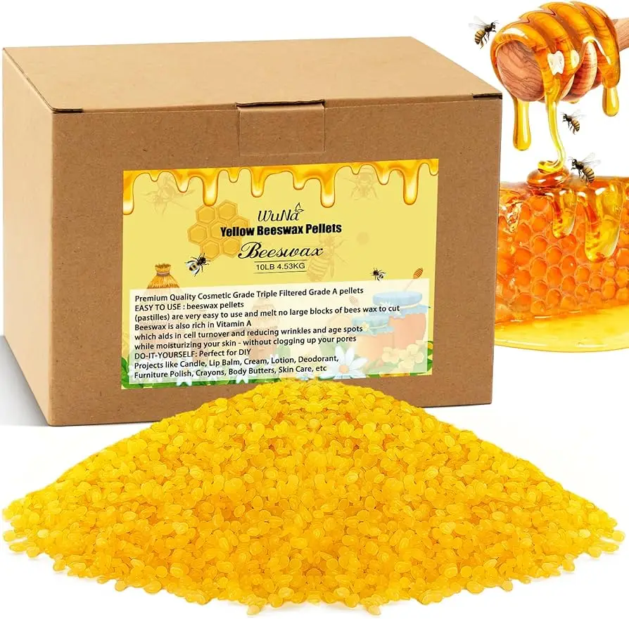 Buy High Purity Refined Yellow Beeswax Organic Yellow Beeswax Yellow Beeswax Pellets