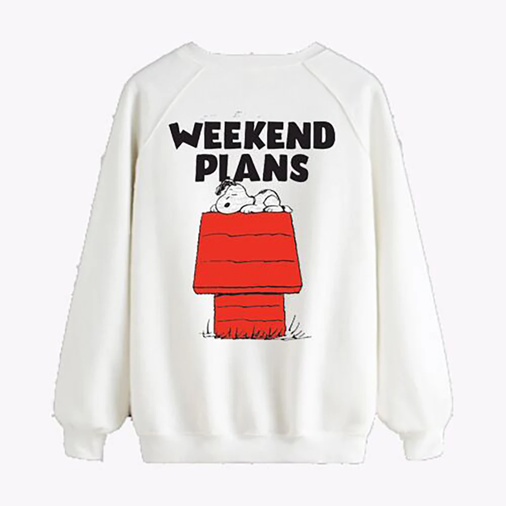 SHH White Custom Personalized Sweatshirt printed embroidered new style Crewneck thermal Pullover and Zip-up sweatshirt