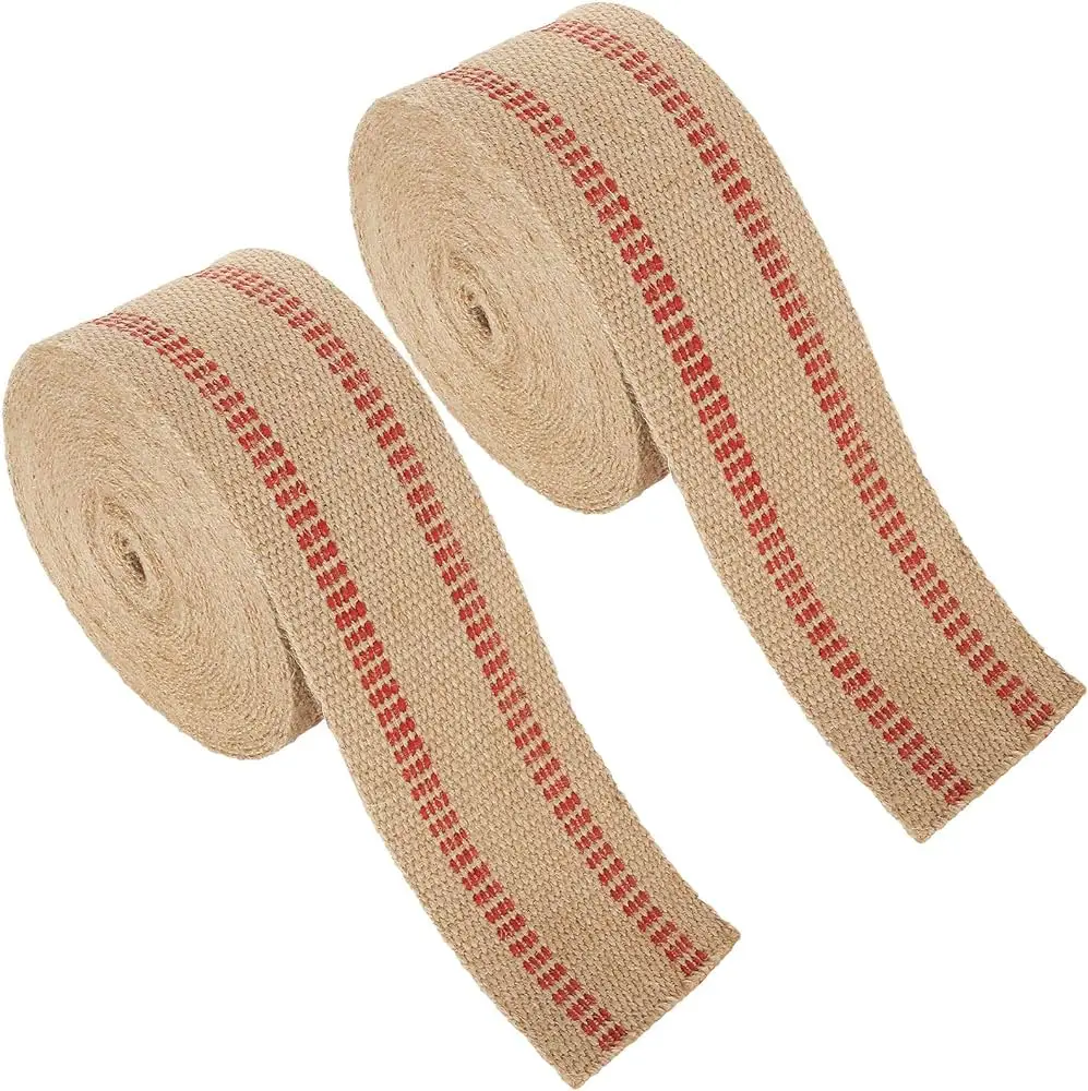 Top Quality Export Oriented Jute tape  Natural and Eco Friendly jute Webbing Tape jute burlap fabrics Roll From Bangladesh