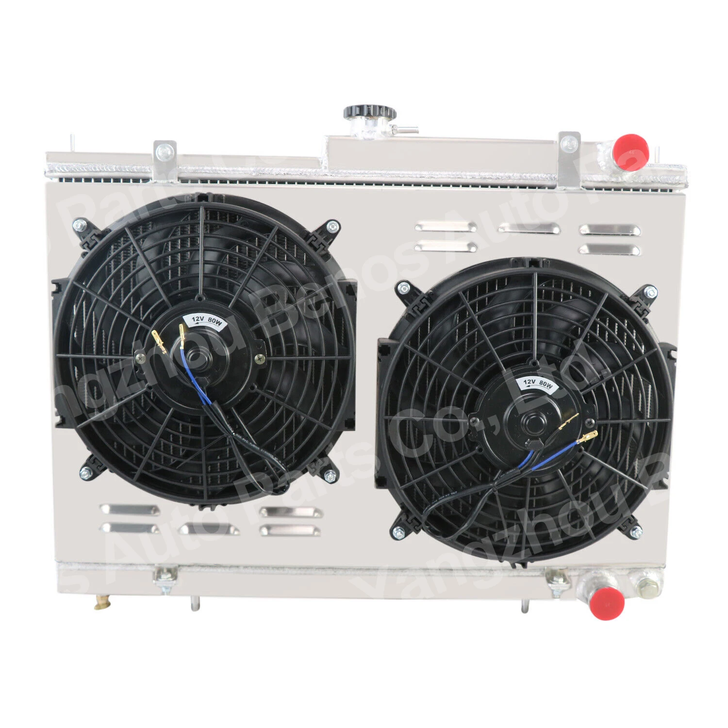 3Row aluminum Radiator+Fan Relay For Nissan Skyline R33 GTST GTR R34 GTT RB25DET RB26DETT