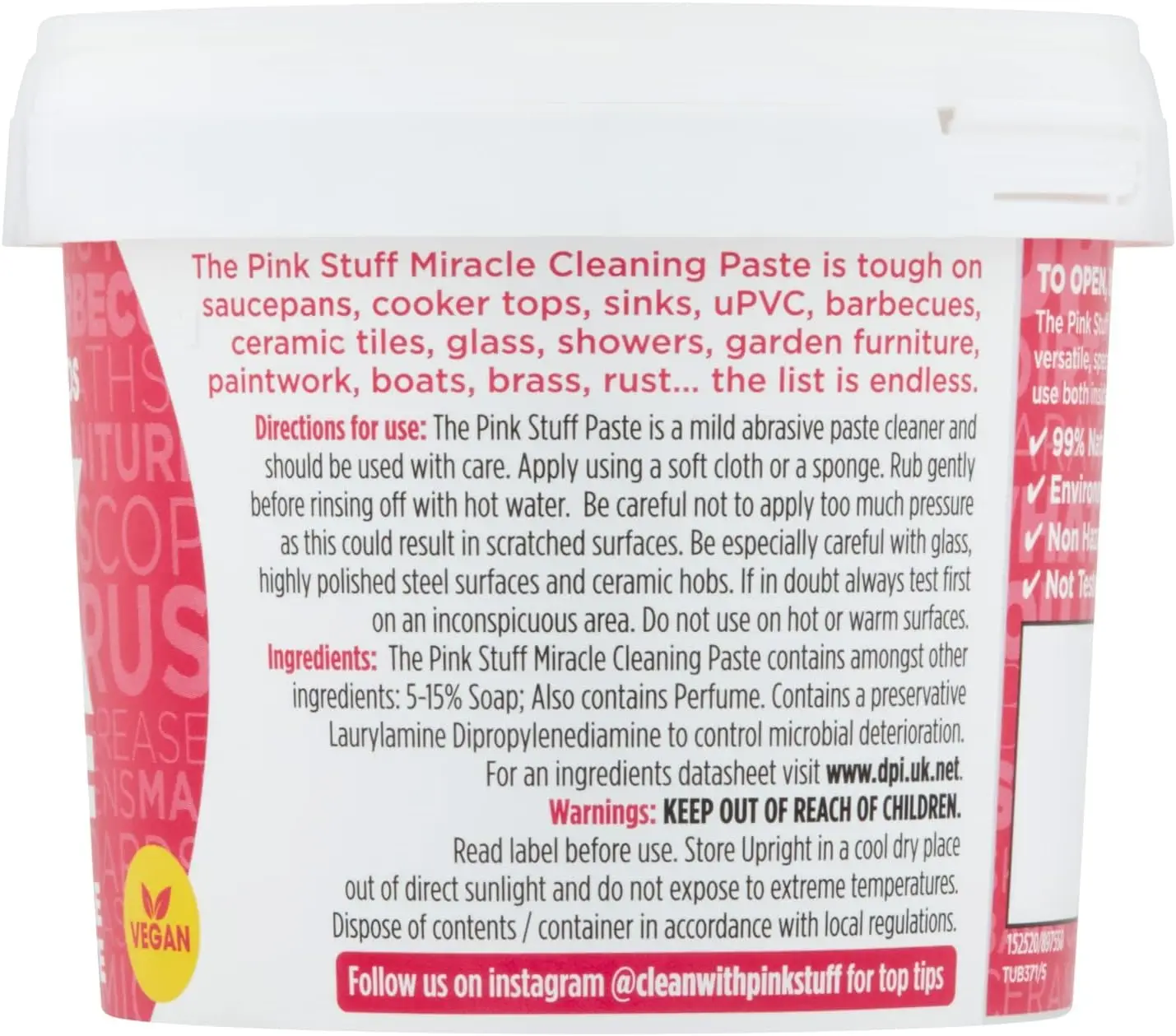 Pink Stuff Miracle All-Purpose Cleaning Paste Laundry Detergent for Household and Bathroom Use Stocked!