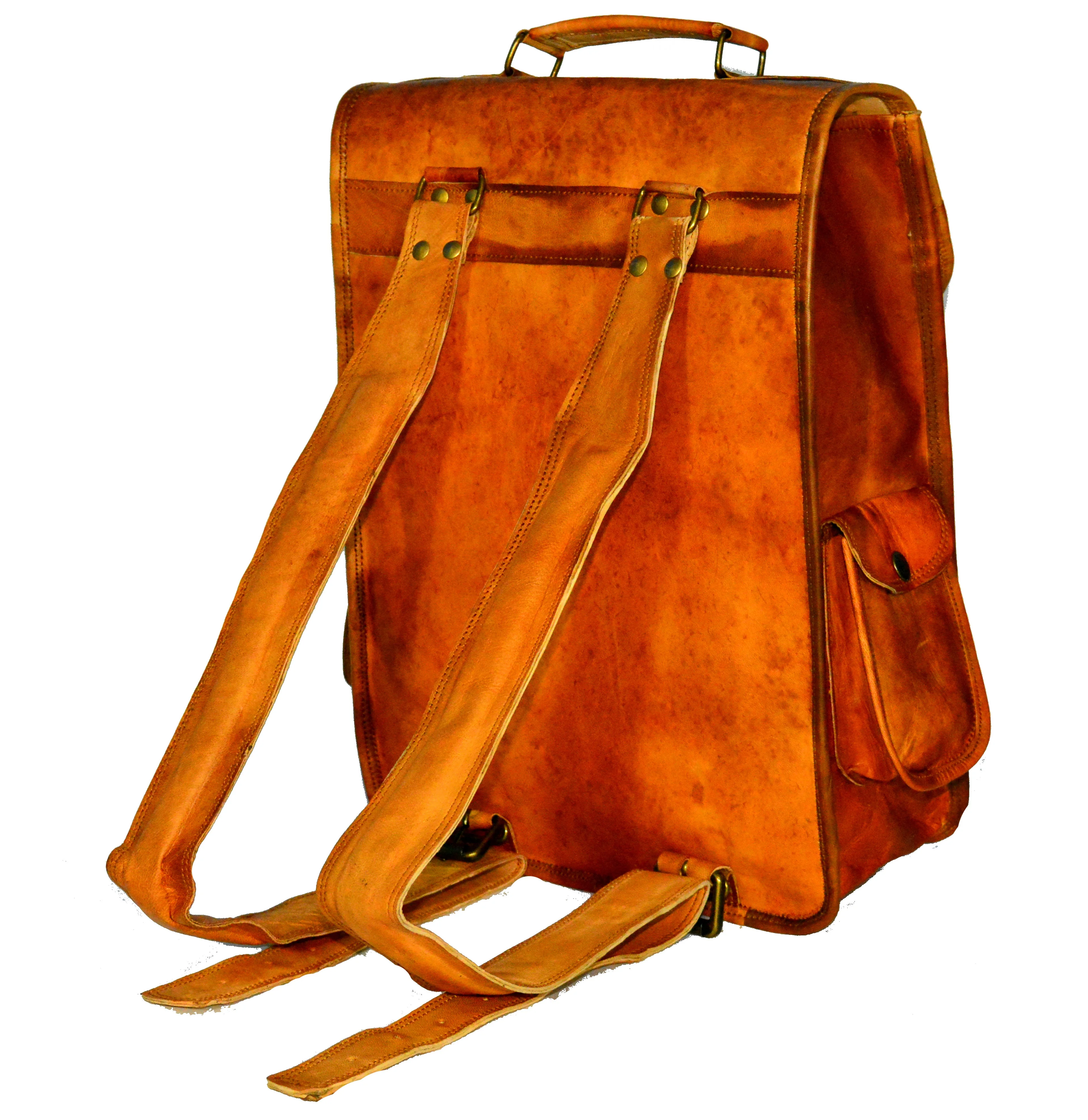 2023 Vintage Full Grain Leather Backpack Laptop Bags For Business Multipurpose Big Capacity Travelling Custom Back Pack