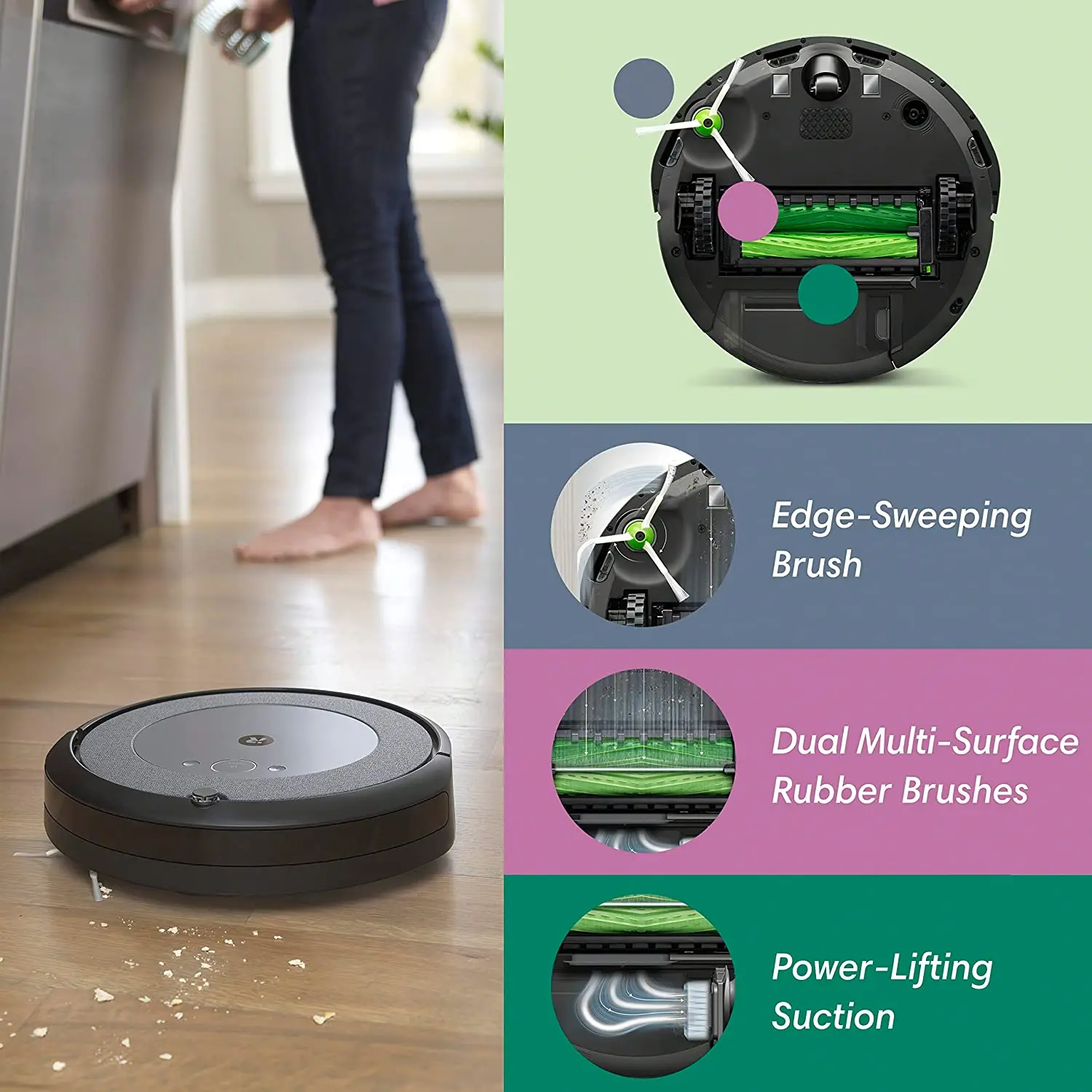 Smart i4+ EVO (4552) Self Emptying Robot Vacuum - Empties Itself for up to 60 Days, Clean by Room with Smart Mapping