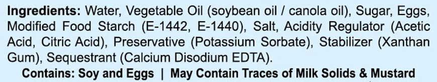 Mayonaise Mayonnais Mayonnaise TSY Food Halal Competitive Price Real Mayonaise Mayonnais Export Quality