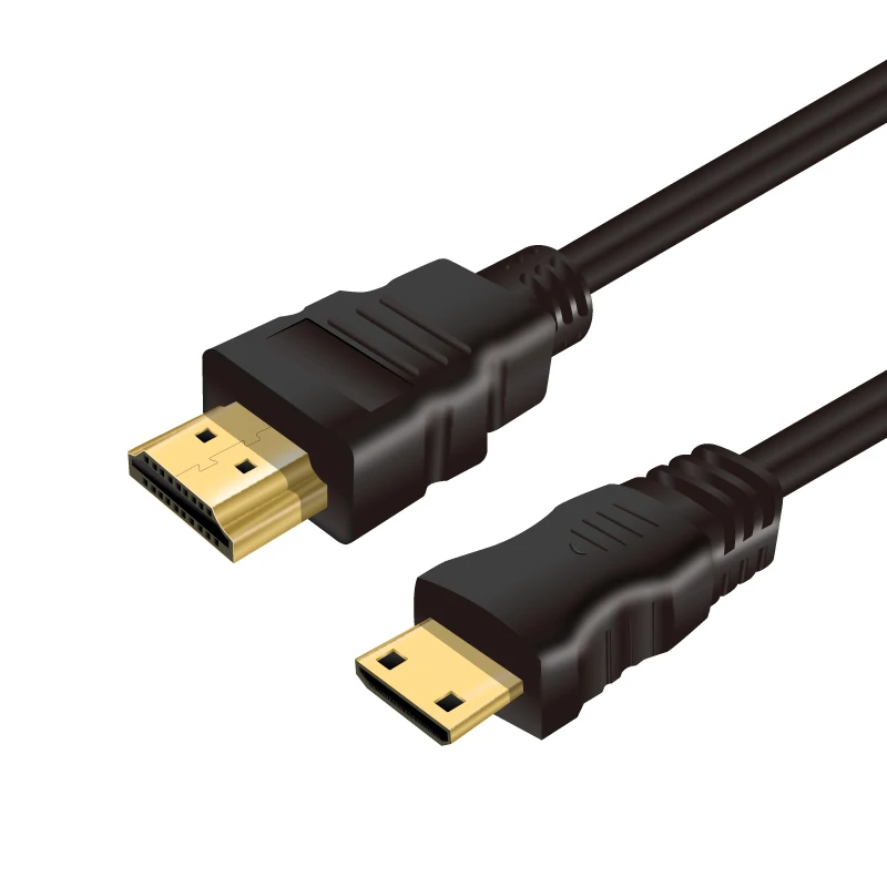 SIPU Customizable  MINI HDMI To HDM converter cable 1m 1.5m 2m 3m 5m support 1080P 4K  Mini HDMI cable