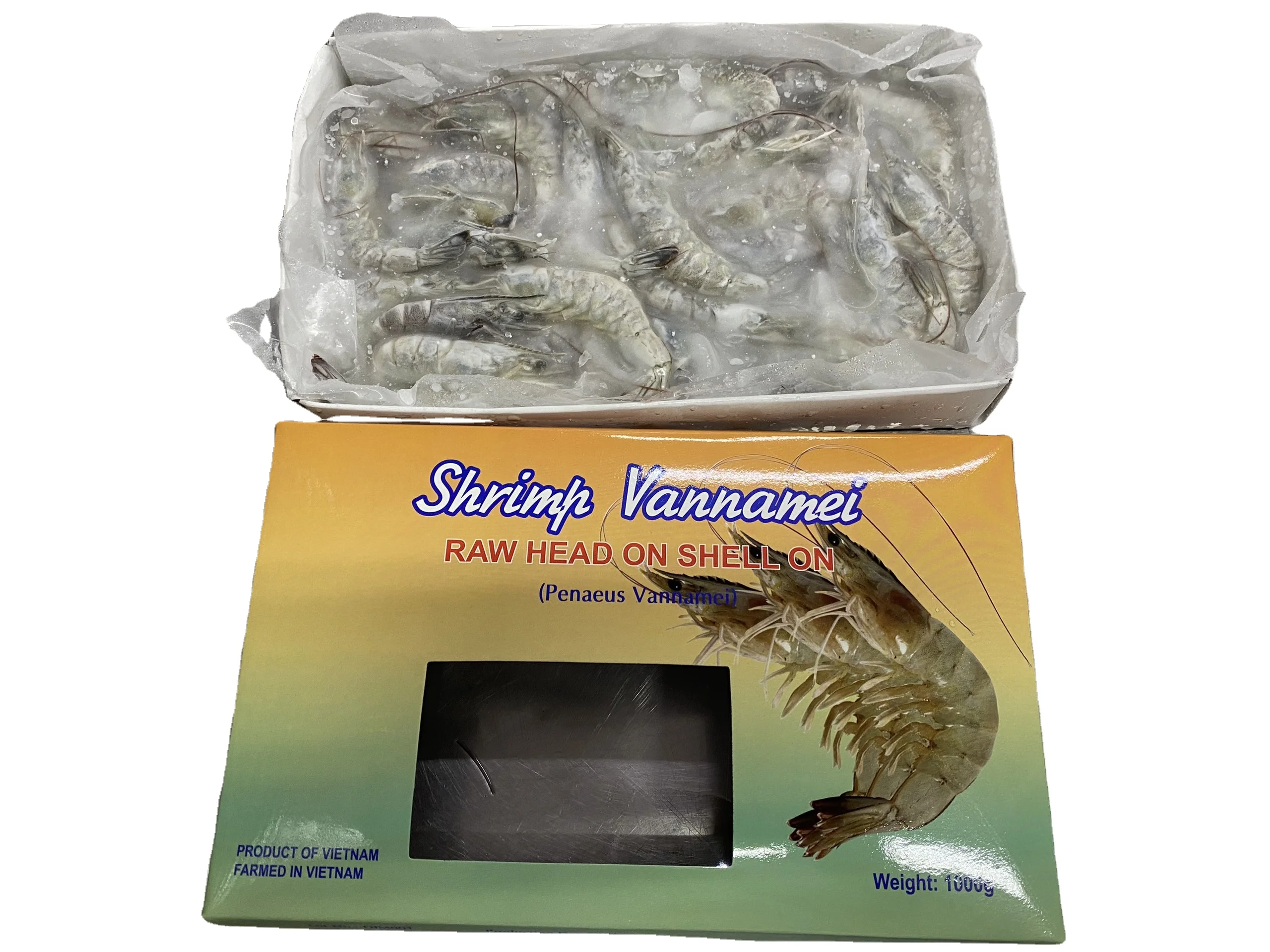 Wholesale Vannamei Shrimp HOSO High quality IQF frozen fresh Best quality from Vietnamese
