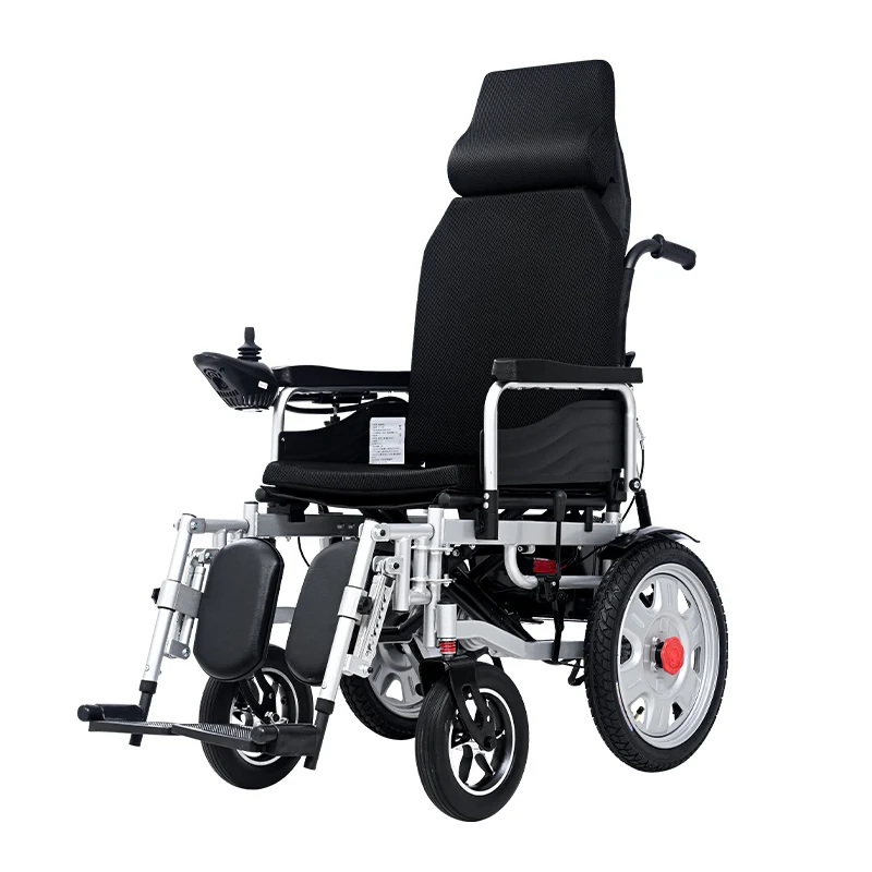 2024 CE ISO Folding Electric Wheelchair Lightweight Aluminum Wheelchairs Price Electric Wheelchair For Disabled