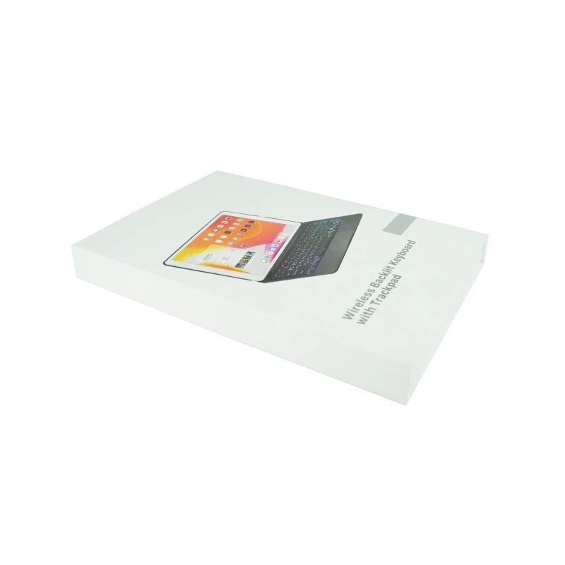 OEM logo printed luxury Tablet Accessories flip color box Packaging wireless keyboard paper packaging gift box for ipad