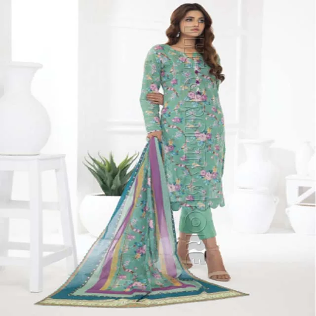2023 Salina Printed Lawn Collection Summer Shirt Dress New Long Sleeves Pakistani Shalwar Kameez