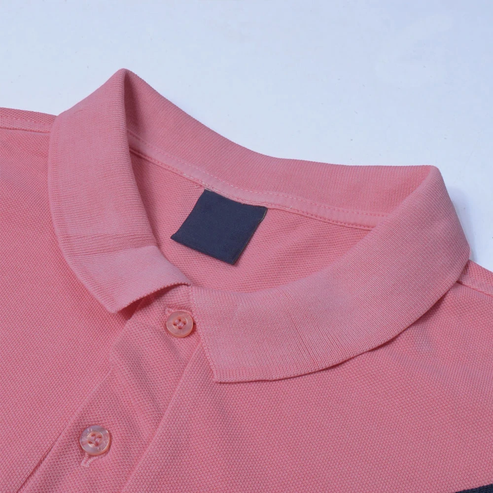 Custom Logo Polyester/cotton Two Color Men School Working Uniform Polo T-Shirts Summer Slim Fit Work Wear Mens Polo Shirt