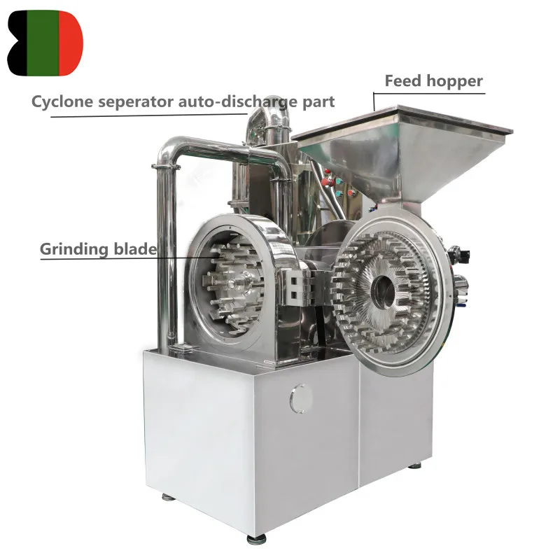 WLF automatic sea salt talc medicine chemical powder making grinding crushing grinder mill machine