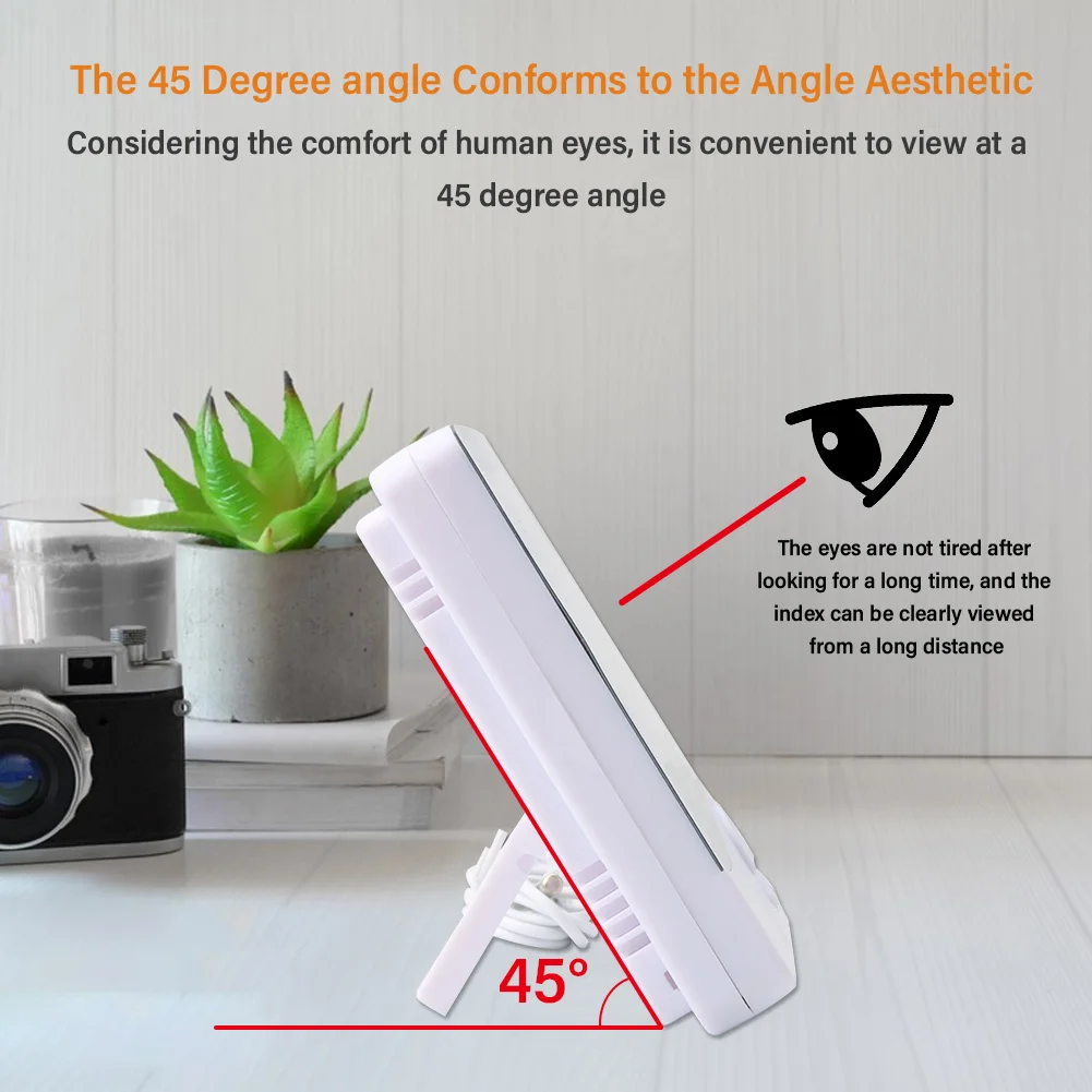 Hot sale  Digital LED Thermometer & Hygrometer HTC-2  Humidity Temperature  Meter Weather Station Indoor Outdoor