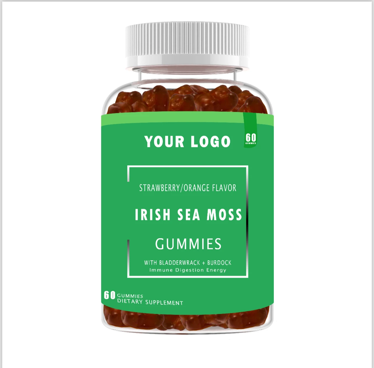 Support High Energy Supplements Vitamins Minerals health care products Functional Irish Sea Moss Gummies Dietary Immune