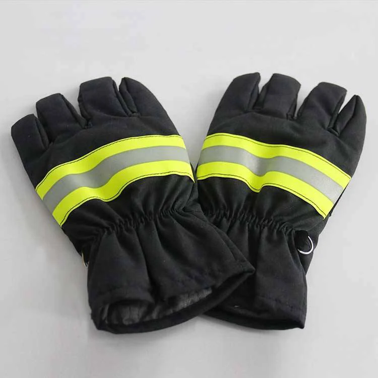 Cheap Price Leather STANDARD 3 Layer Fire Fighter Emergency Rescue Structural firefighting gloves