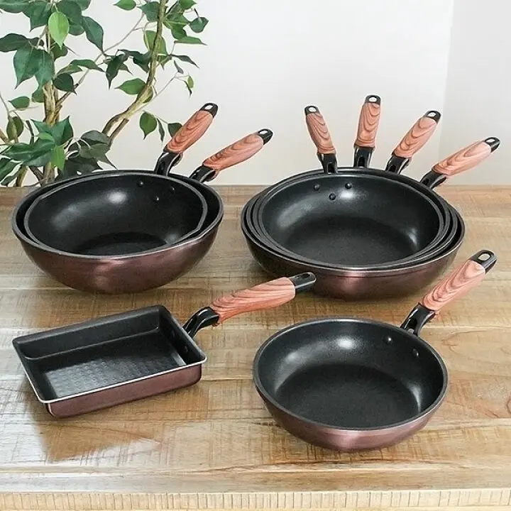 WARAKUTEI IH Deep Pan 30 cm Made in Japan Frying Pan Non Stick Frying Pan