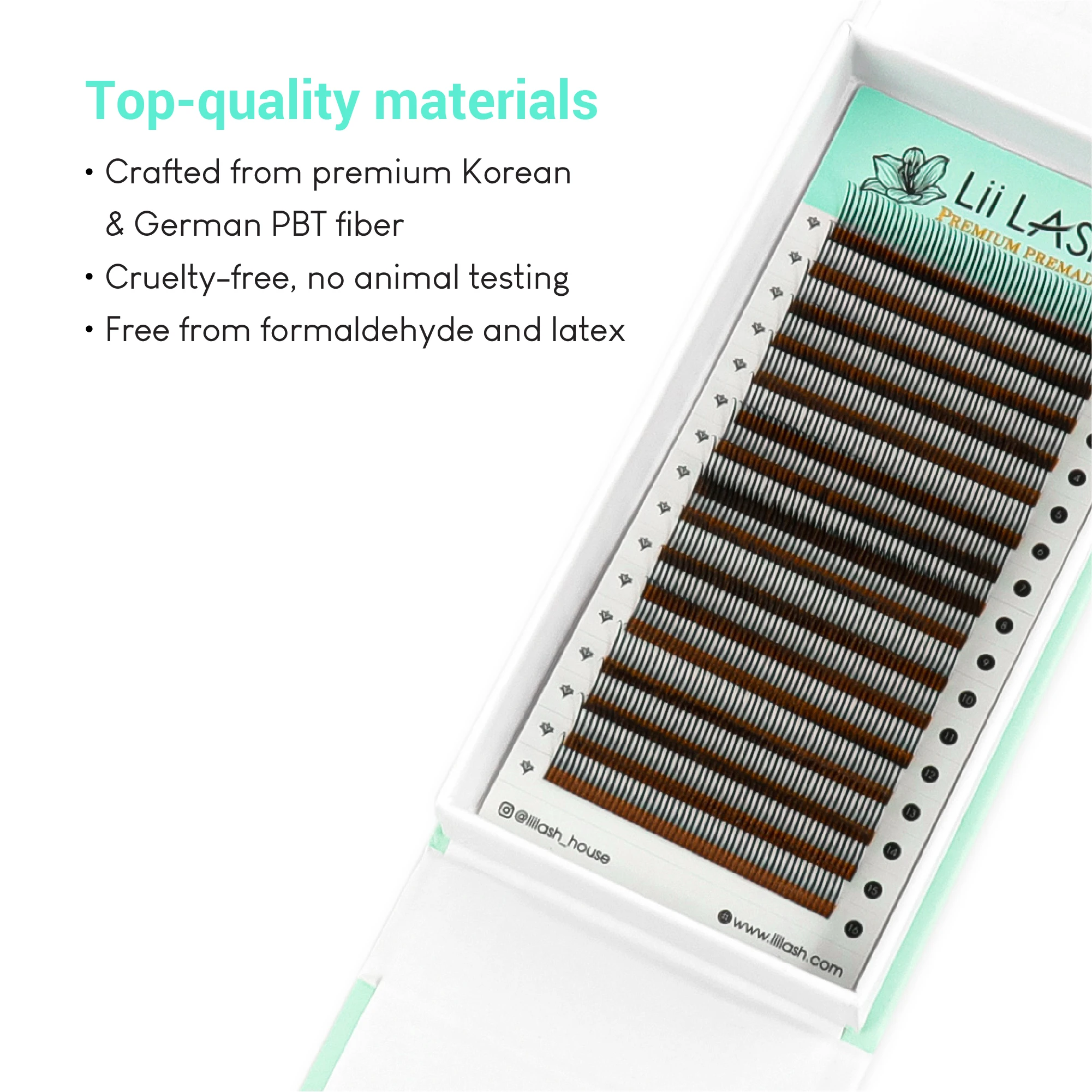 Spiked lash strips mixed tray promade lash extension fans logo volume lashes wholesale with packaging