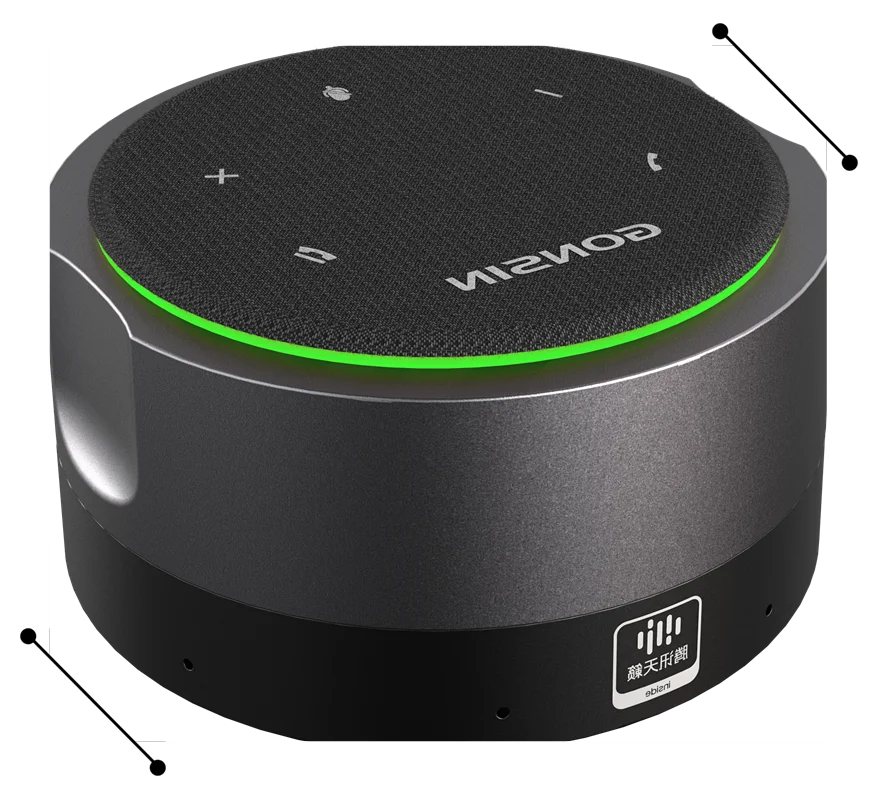 Zoom Microphone  Array  Conference Noise Reduction Array Microphone USB Speakermicrophone