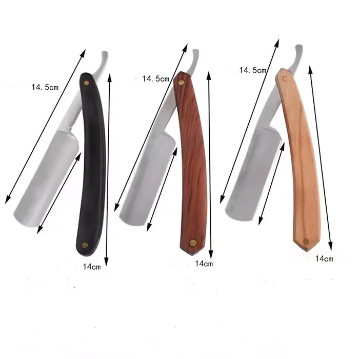 Stainless Steel Straight Razor Straight Edge Razors pro men Folding Shaving Knife Manual Beard Shaver Barber Shaver Tool