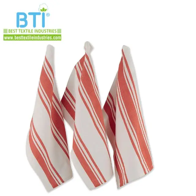 BTI модные хлопковые кухонные полотенца хлопчатобумажная чайная кухонная одежда из пряжи
