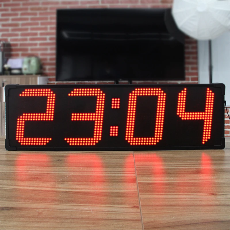 CHEETIE CP031 Waterproof Outdoor Countdown Timer 4 Digits 12 Inch LED Large Sport Clock Race Countdown Timer