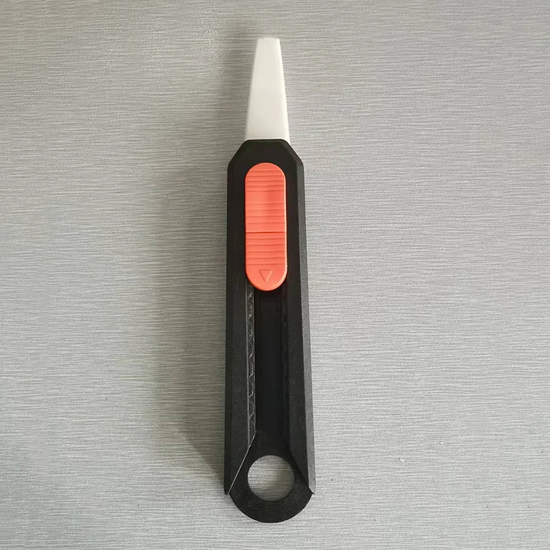 Ceramic Utility Knife Cardboard OEM Portable Safety Box Cutter With Sawtooth Edge Handle Zirconia Knives