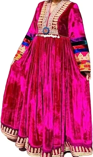 Tribal ethnic vintage kuchi dress, Afghan/Pakistan Kuchi party traditional multi color Dress Kochi Dress 3032