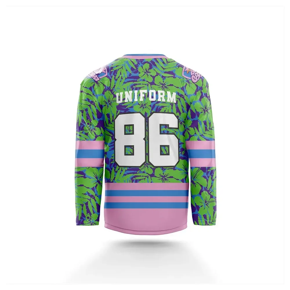 100%  polyester sublimation printing Best Quality Men Ice Hockey Jersey custom ice hockey jersey OEM custom made Jersey For men