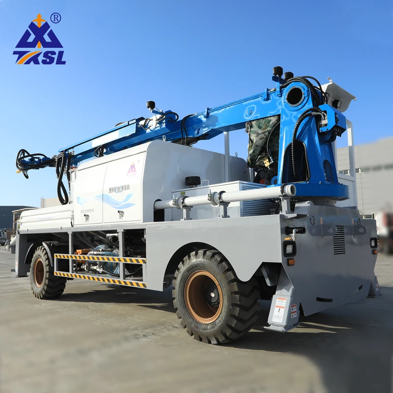 2023 New Shotcrete Machine Wet Spraying Trolley Wet Spray Manipulator