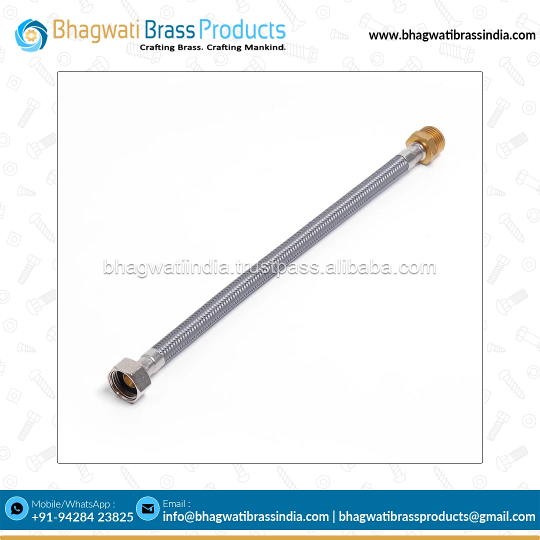 Bathroom Parts & Accessories High Quality Best Selling Customized Size Braided Hose for Pipe Fittings & Plumbing