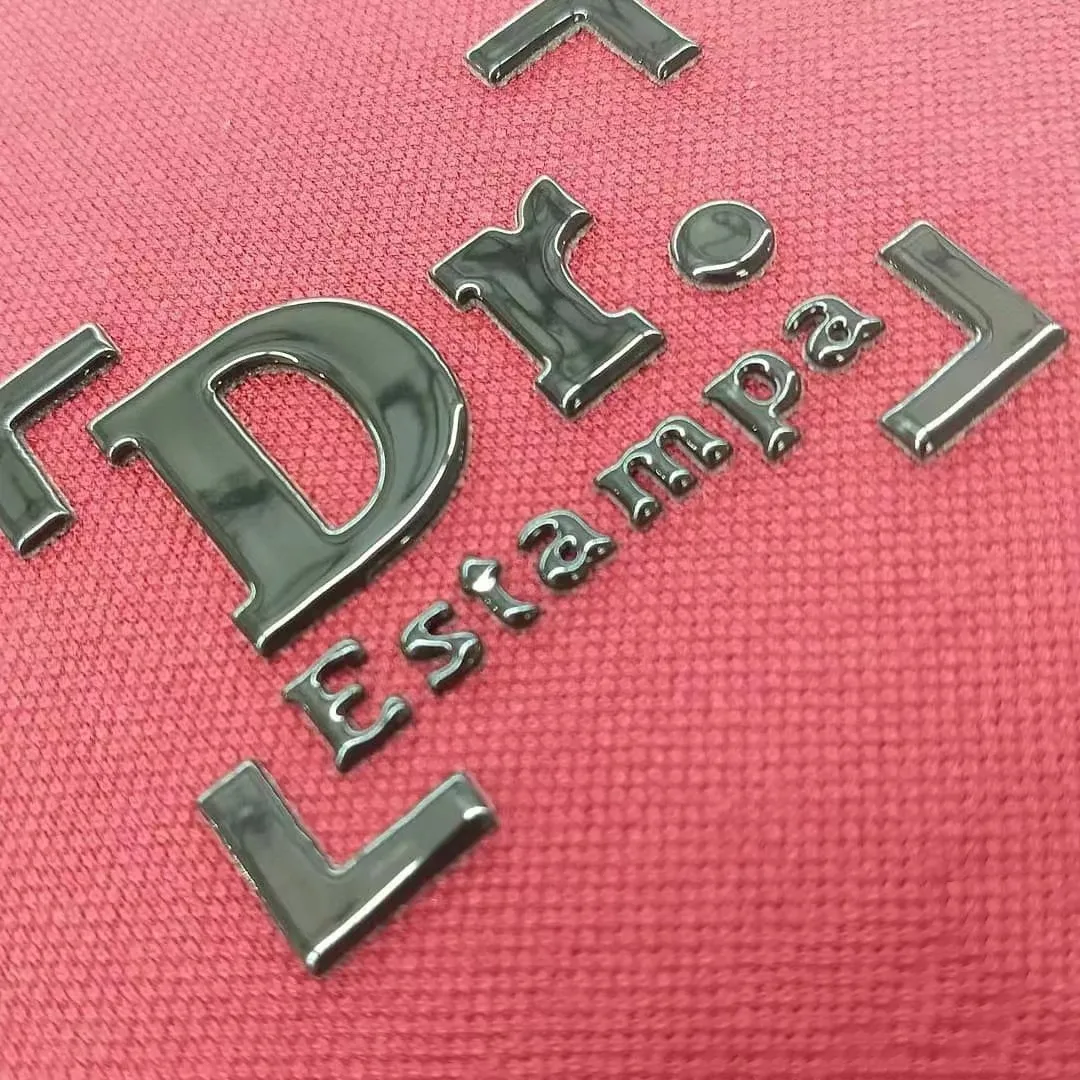 Custom Logo Offset Raised tpu Embossed Heat Transfer label Sticker for Clothes and Garment Neck Label