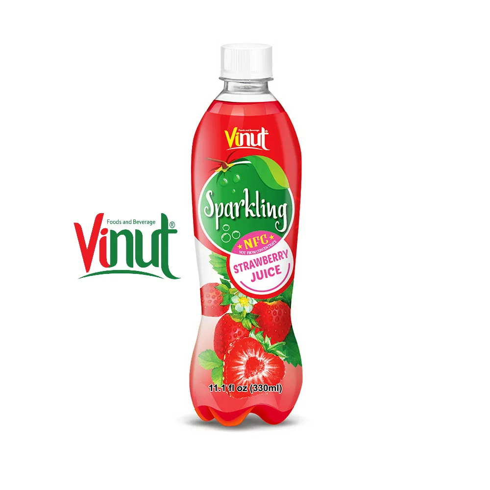 11.1 fl oz VINUT carbonated drinks Strawberry fruit juice for wholesale price