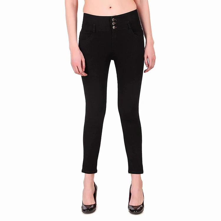 New Style Women Jeans Customized Distressed Denim Pants Women Baggy Blue Jeans With Side Pockets of Women Jeans