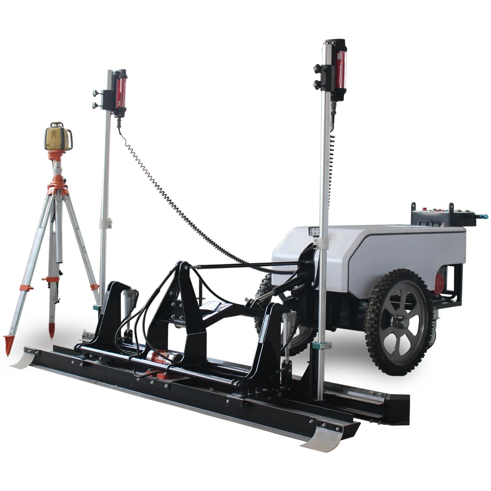 0-70m/Min Walking Speed Laser Screed Leveling Machine Automatic Leveling Mini Boom Laser Screed Machine