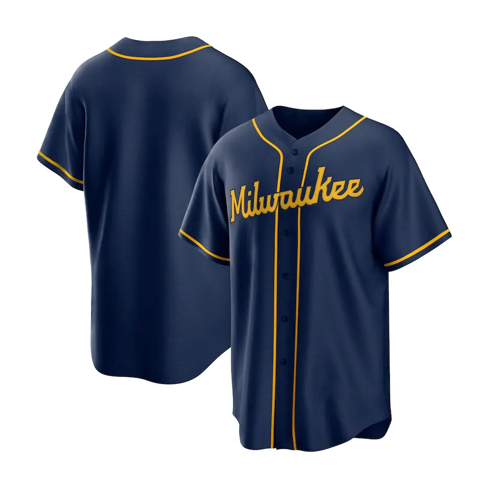Wholesale Baseball Jersey Sublimation Print Team customization baseball wear jerseys in Bulk Quantity