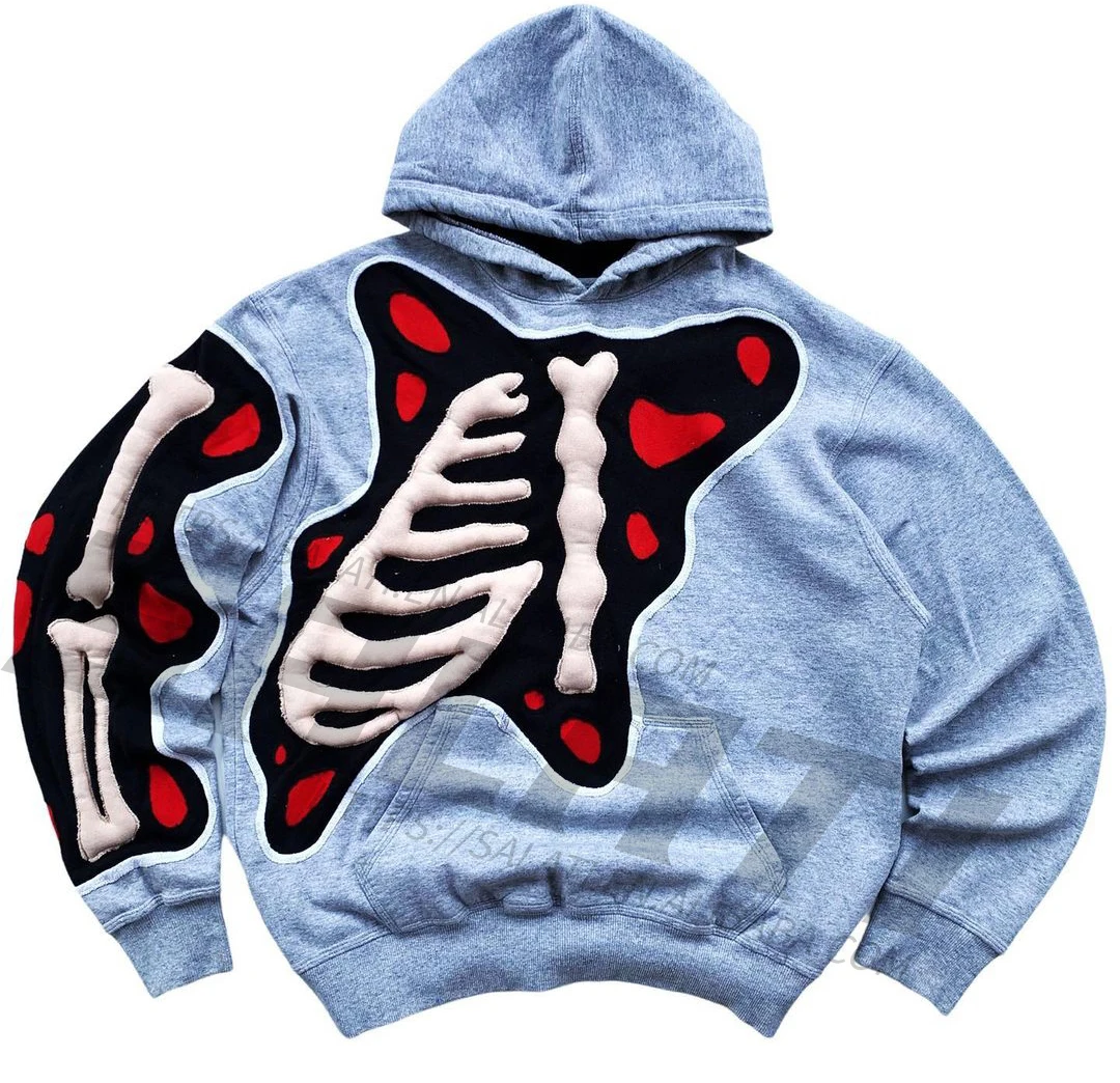 Gama sports 2023 Custom anime graphic puff printing Casual Plain Zipper hoodie oversized Blank Cotton blank zip up men