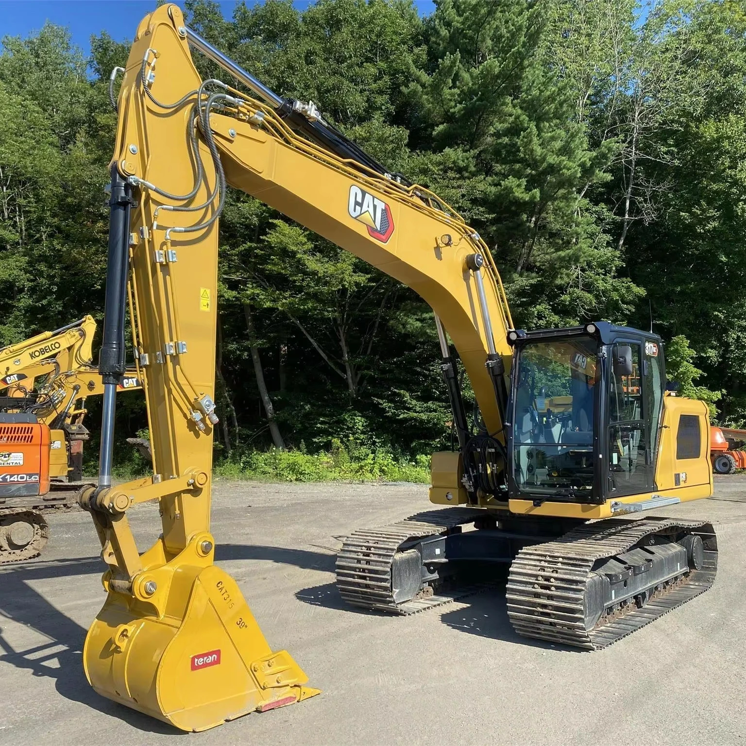 2022 гусеничный экскаватор Caterpillar 317GC мощностью 130 л.с. с двигателем Cat Kyb гидравлический цилиндр механизм