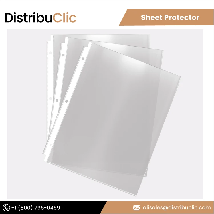 Lowest Price A4 Size Crystal Clear 3 Hole Polypropylene Film Punched Pp Plastic Sheet Paper Protector
