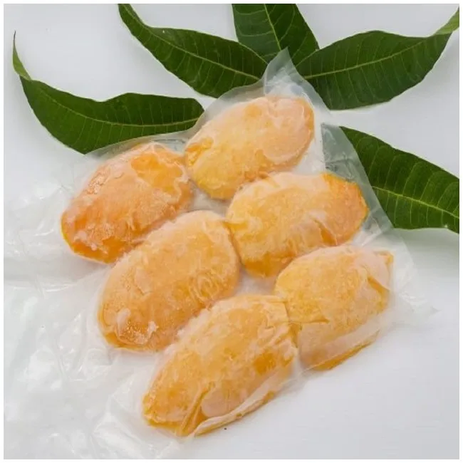 Vietnam Export Frozen Cat Chu Mango Best Price Whole Haft Slice IQF Dices Sweet Bulk Style Packing Material