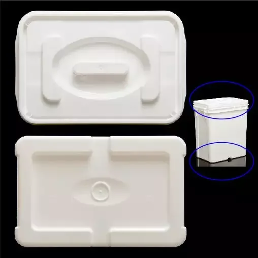 Square Plastic Bucket For Plastic Containers
