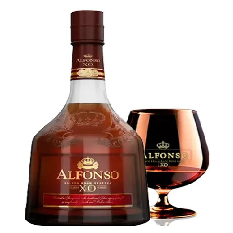 Wine Spirits Vanilla Notes 40% Distilled Slightly Sweet Gift Packing Bottle Packaging Alfonso XO Brandy