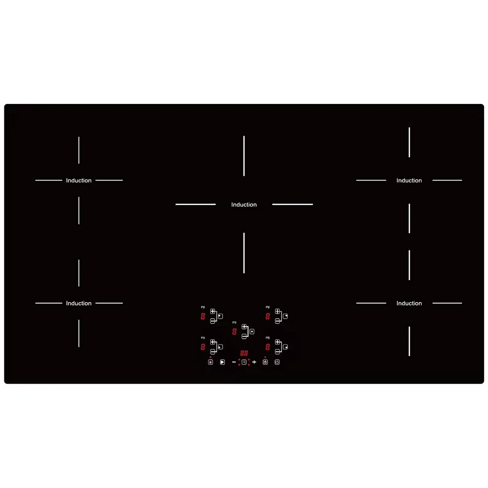 Высокотехнологичная индукционная варочная плита, 5 конфорок, электрическая плита, оптовая продажа, Лучшая цена