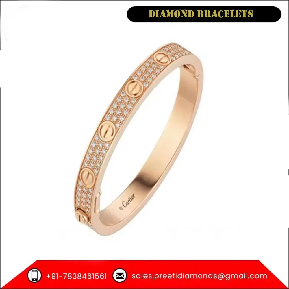 Bulk Quantity Supplier of Top Selling Trendy Style Diamond Bracelets From India