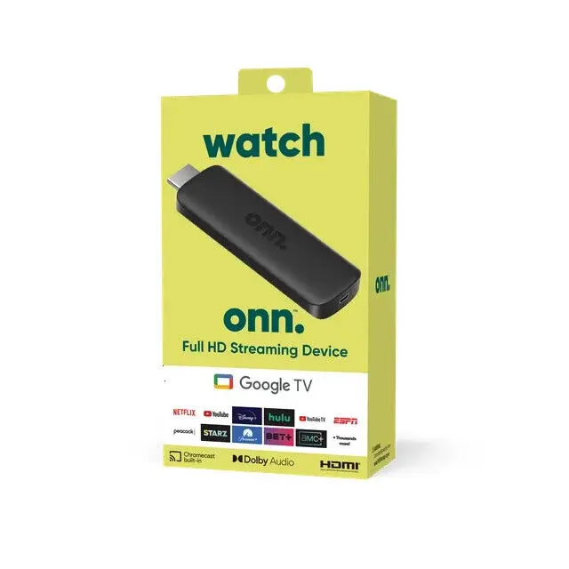 Лучшие продажи купить новый onn Android TV 4K UHD потоковое устройство с голосовым пультом